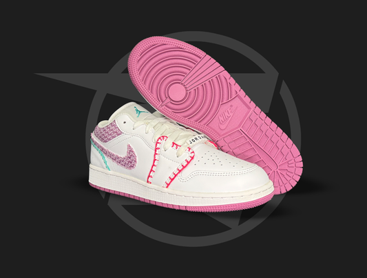 Jordan 1 Low White Light Bordeaux