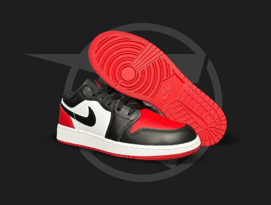 Jordan 1 Low Bred Toe 2.0