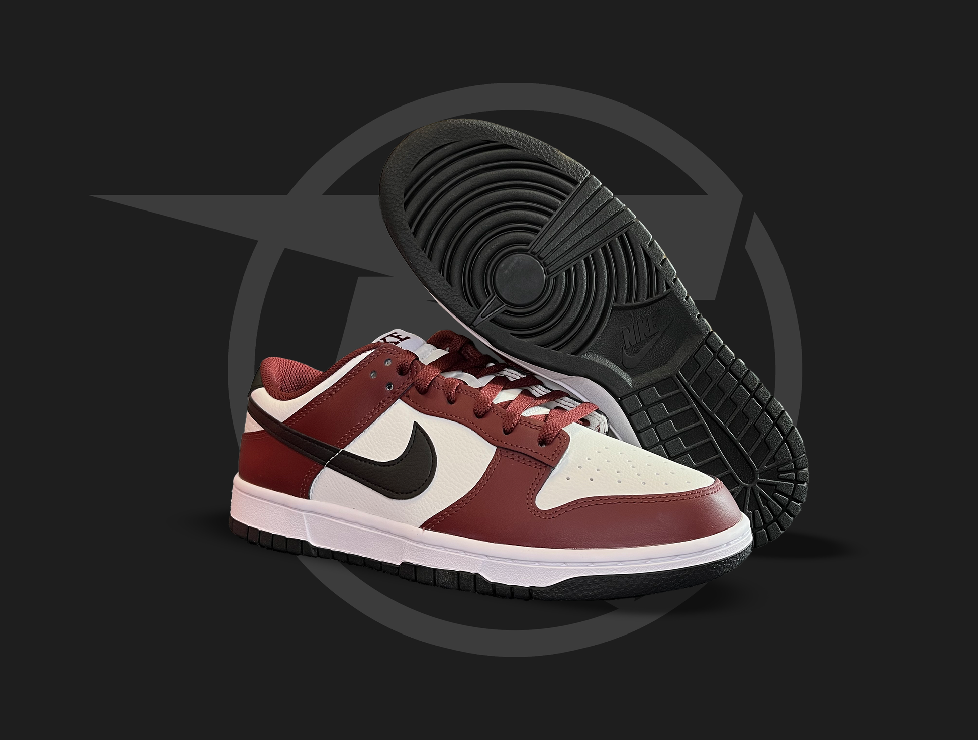 Nike Dunk Low Dark Team Red Black