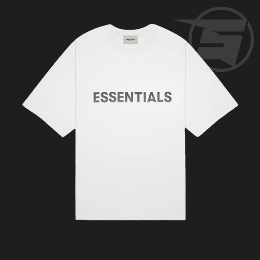 Fear of God Essentials Boxy T-Shirt Applique Logo White