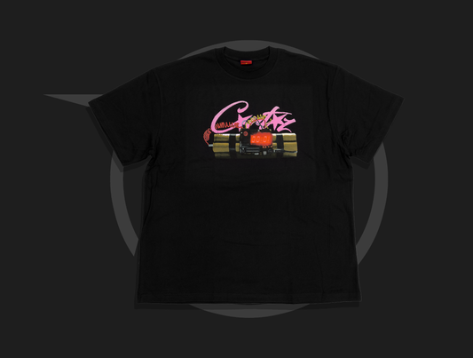 Corteiz No Time 4 Luv Tee Black