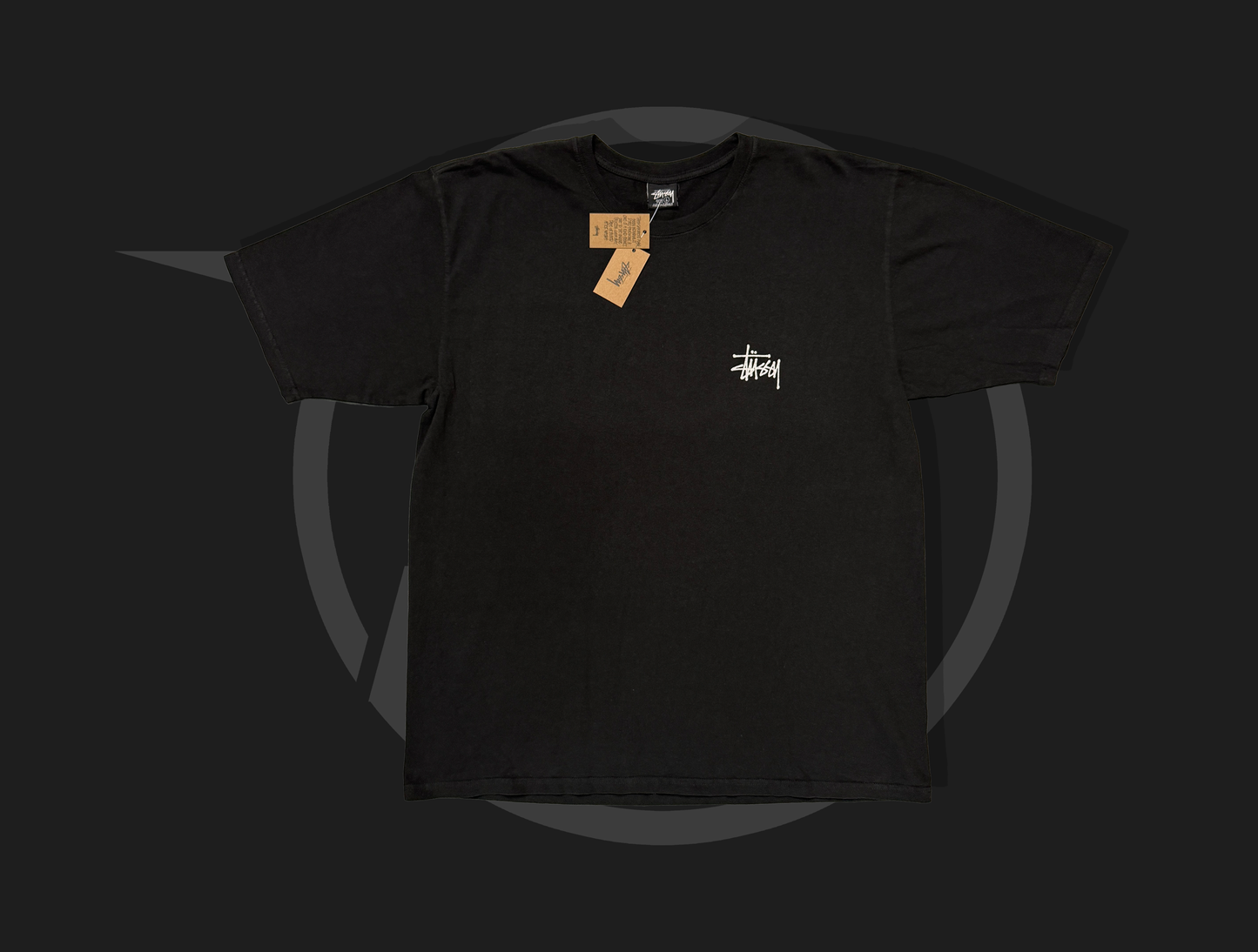 Stüssy Tough Pigment Dyed Tee (Black)