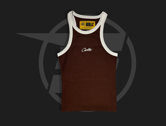 Corteiz Wmns Contrast Tank Top Brown