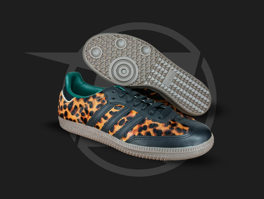 adidas Samba OG Black Green Leopard (Women's)
