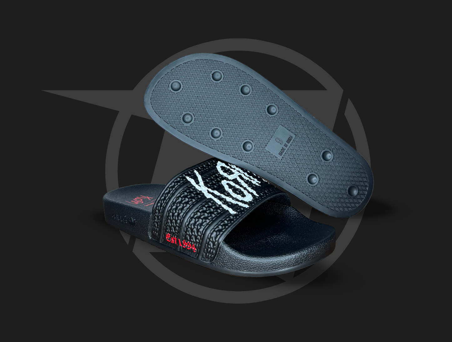 adidas Adilette Slides KoRn 30th Anniversary