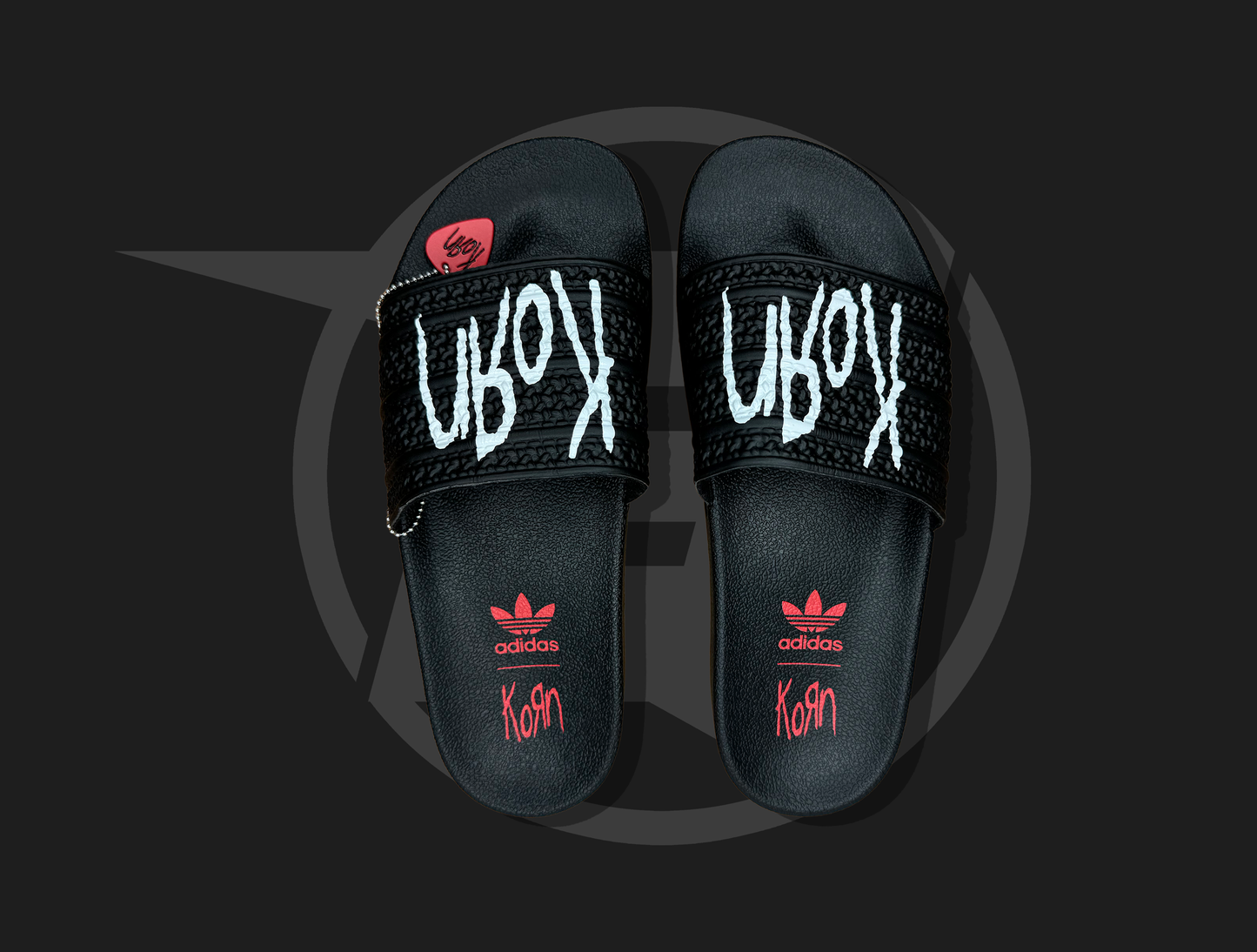 adidas Adilette Slides KoRn 30th Anniversary