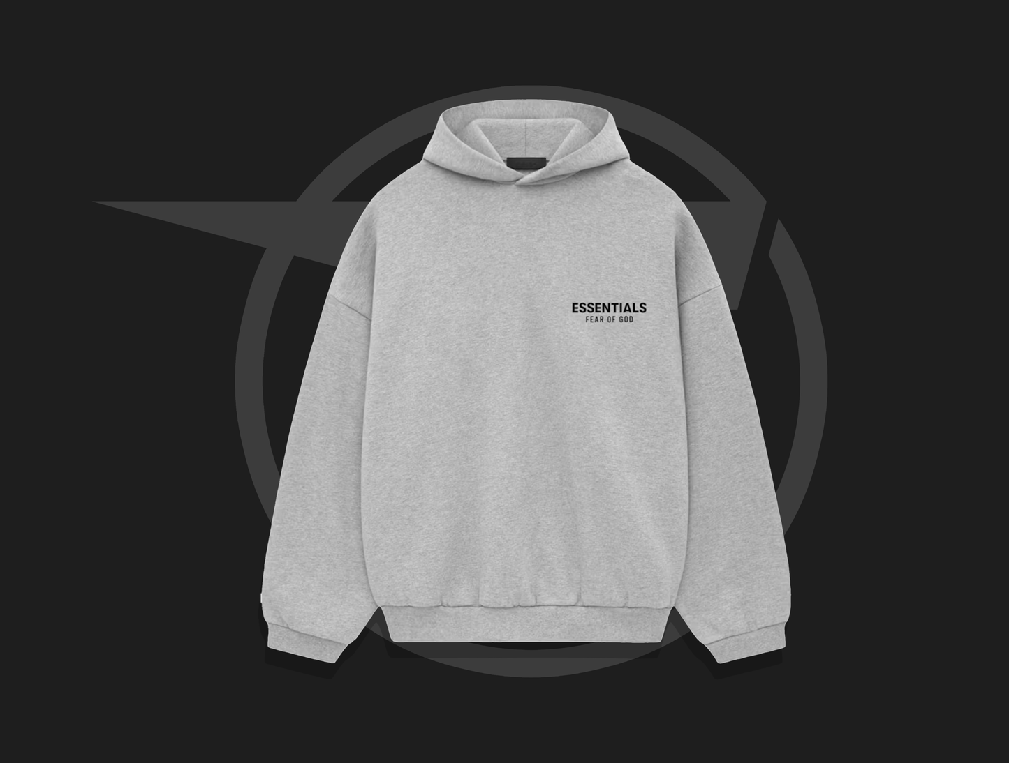 Fear of God Essentials Fleece Hoodie Light Heather Gray