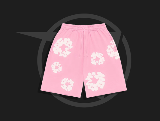 Denim Tears The Cotton Wreath Shorts Pink
