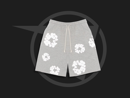 Denim Tears The Cotton Wreath Shorts Grey