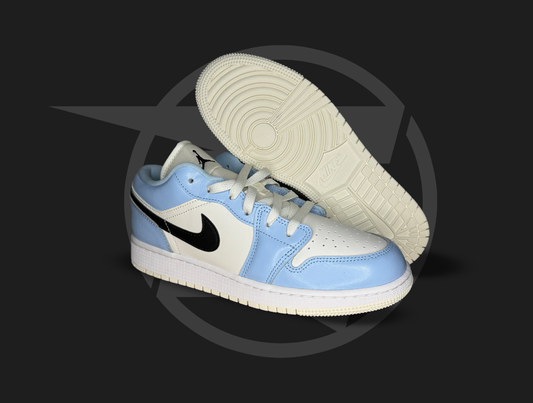 Jordan 1 Low Ice Blue Black (GS)