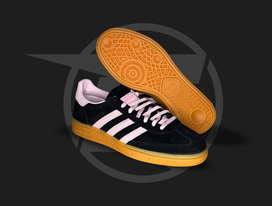 adidas Handball Spezial Core Black Clear Pink Gum (Women's)