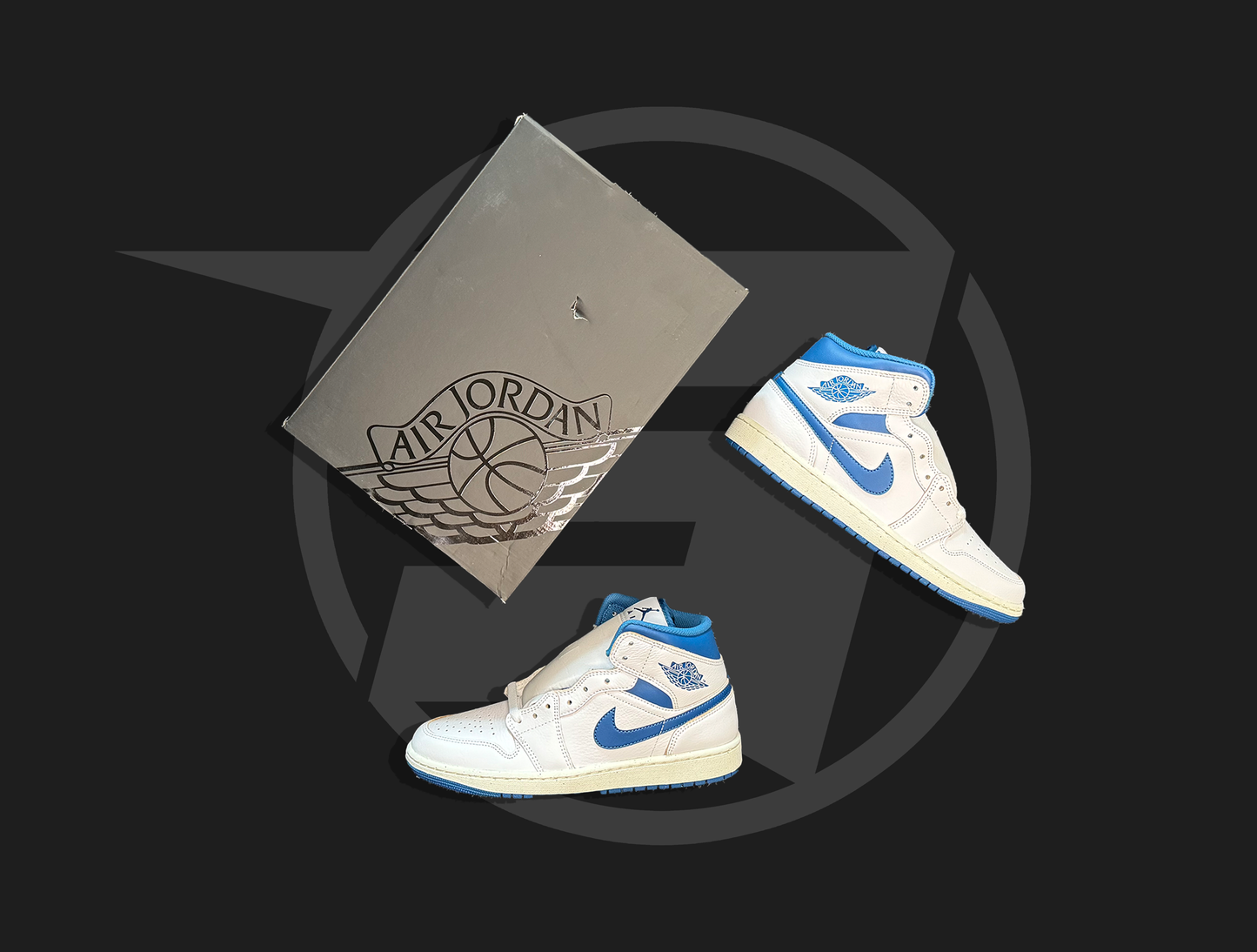 Jordan 1 Mid SE Industrial Blue