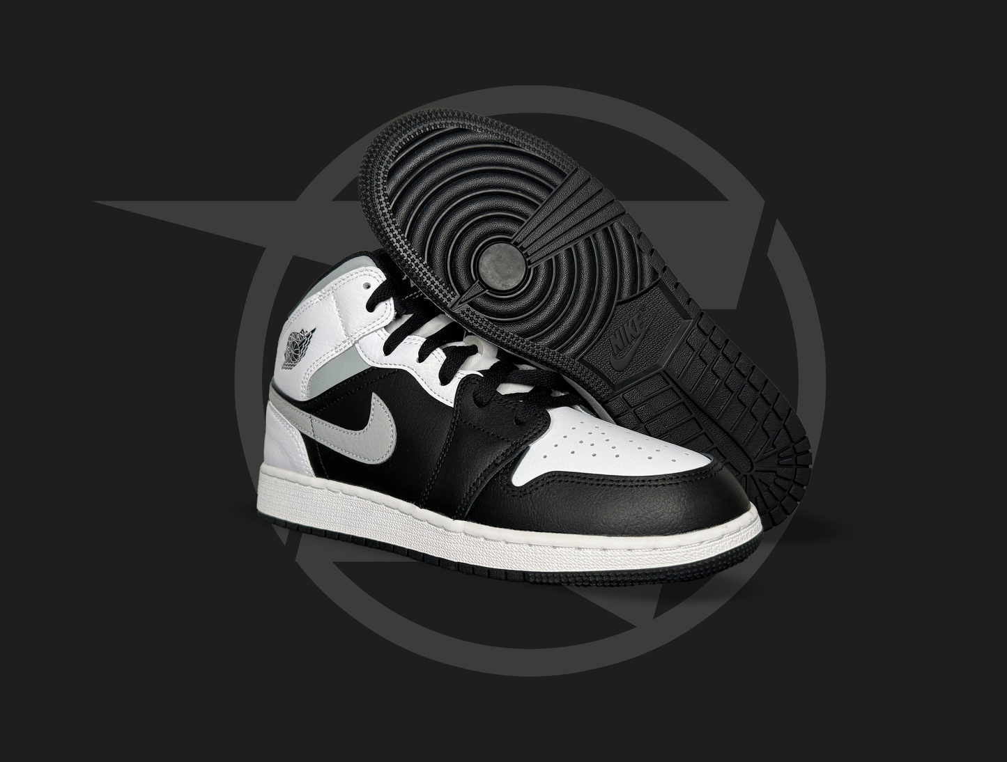 Jordan 1 Mid White Shadow