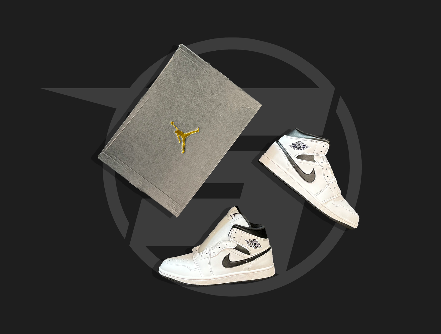 Jordan 1 Mid Reverse Panda