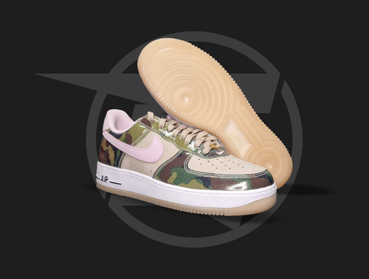 Nike Air Force 1 Low '07 LV8 Patent Camo Pink