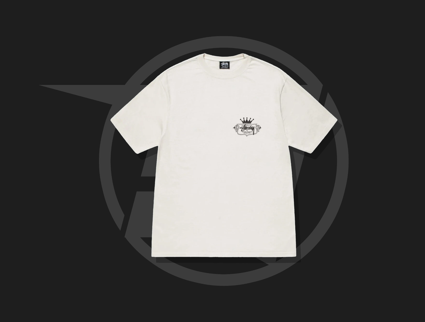 Stussy Built To Last Pigment Dyed Tee Natural