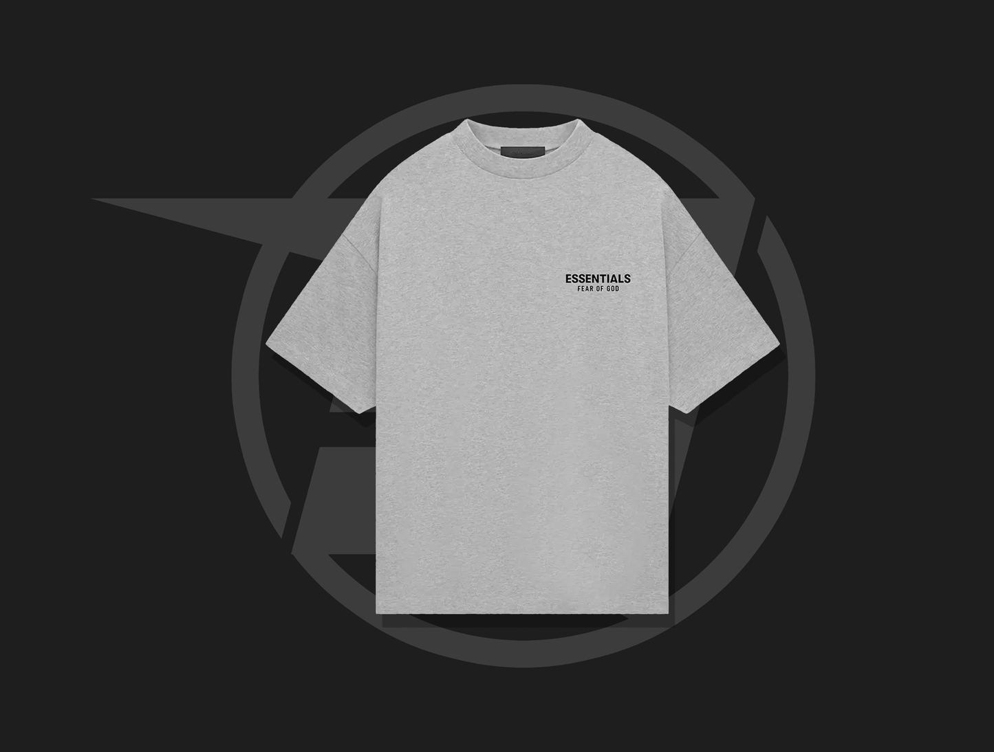 Fear of God Essentials Jersey Crewneck T-Shirt Light Heather Gray