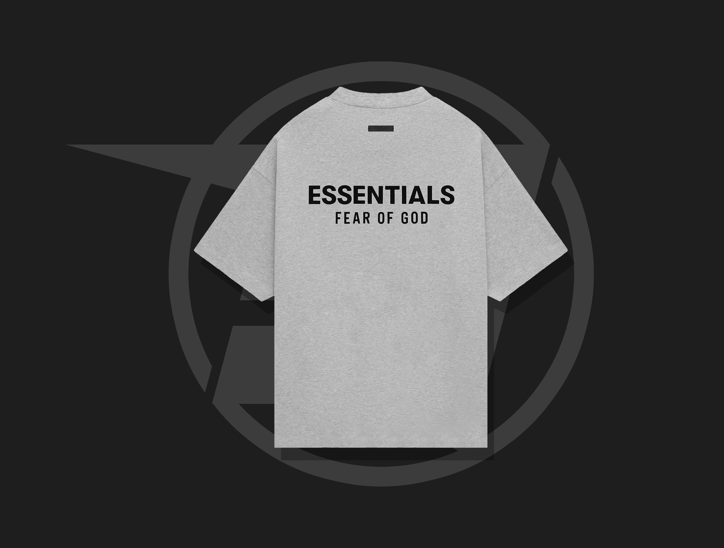 Fear of God Essentials Jersey Crewneck T-Shirt Light Heather Gray