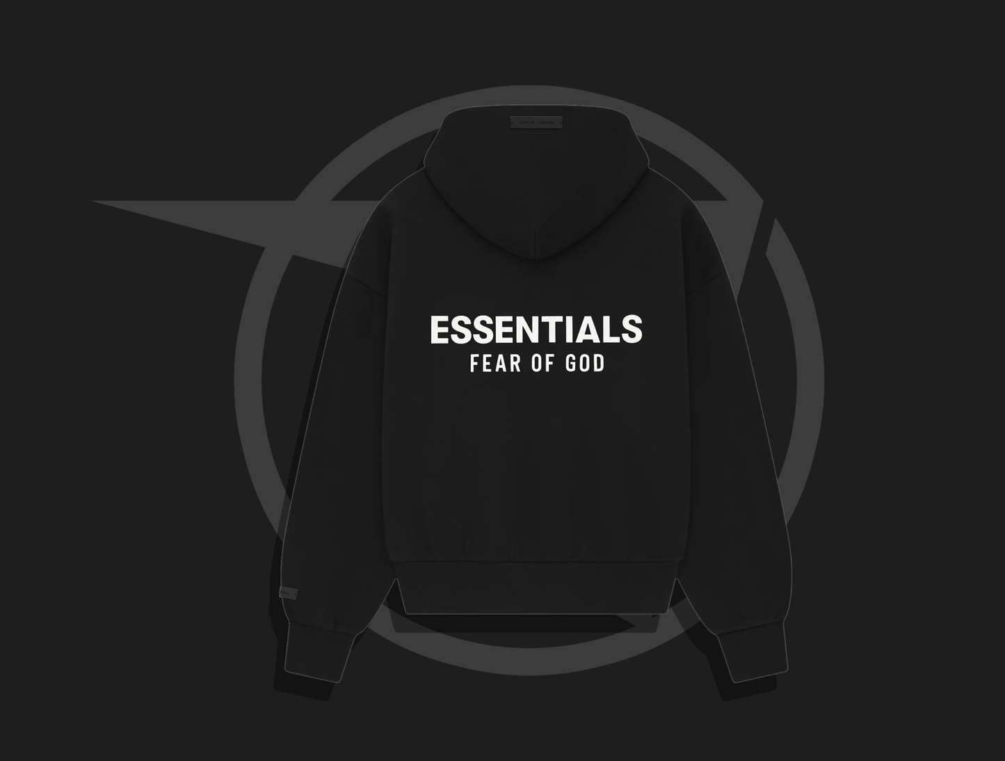 Fear of God Essentials Classic Hood Zip Up Sweatshirt