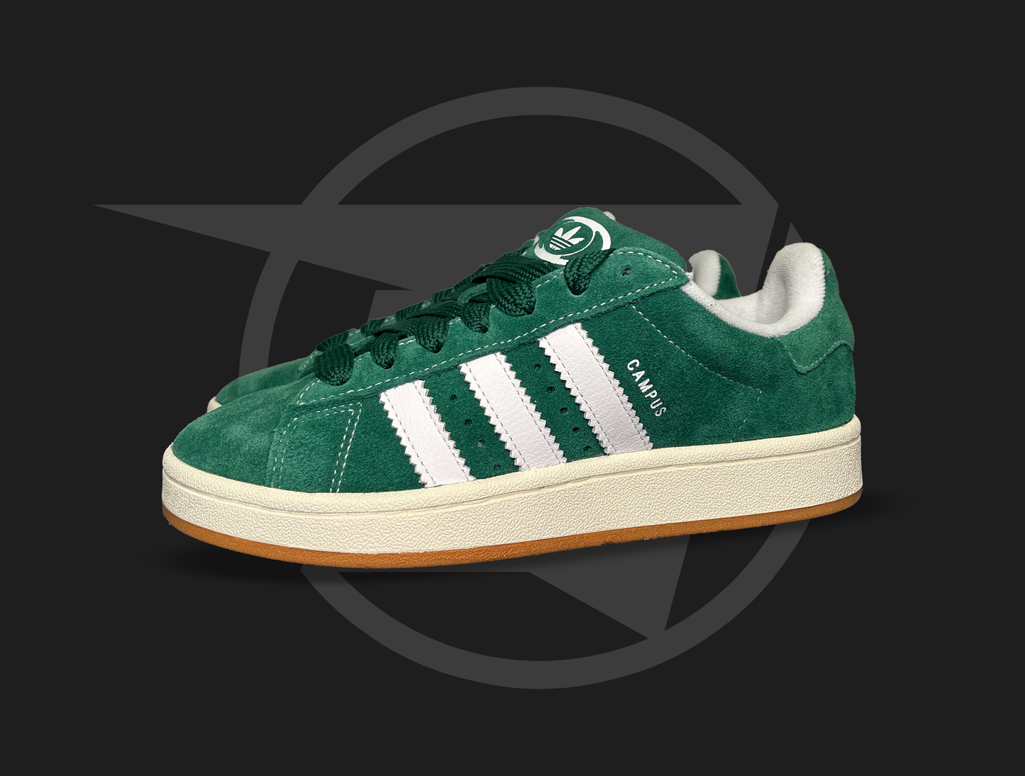 Adidas Campus 00s Dark Green Cloud White