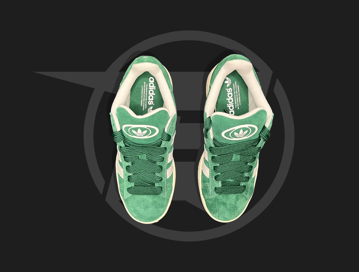 Adidas Campus 00s Dark Green Cloud White