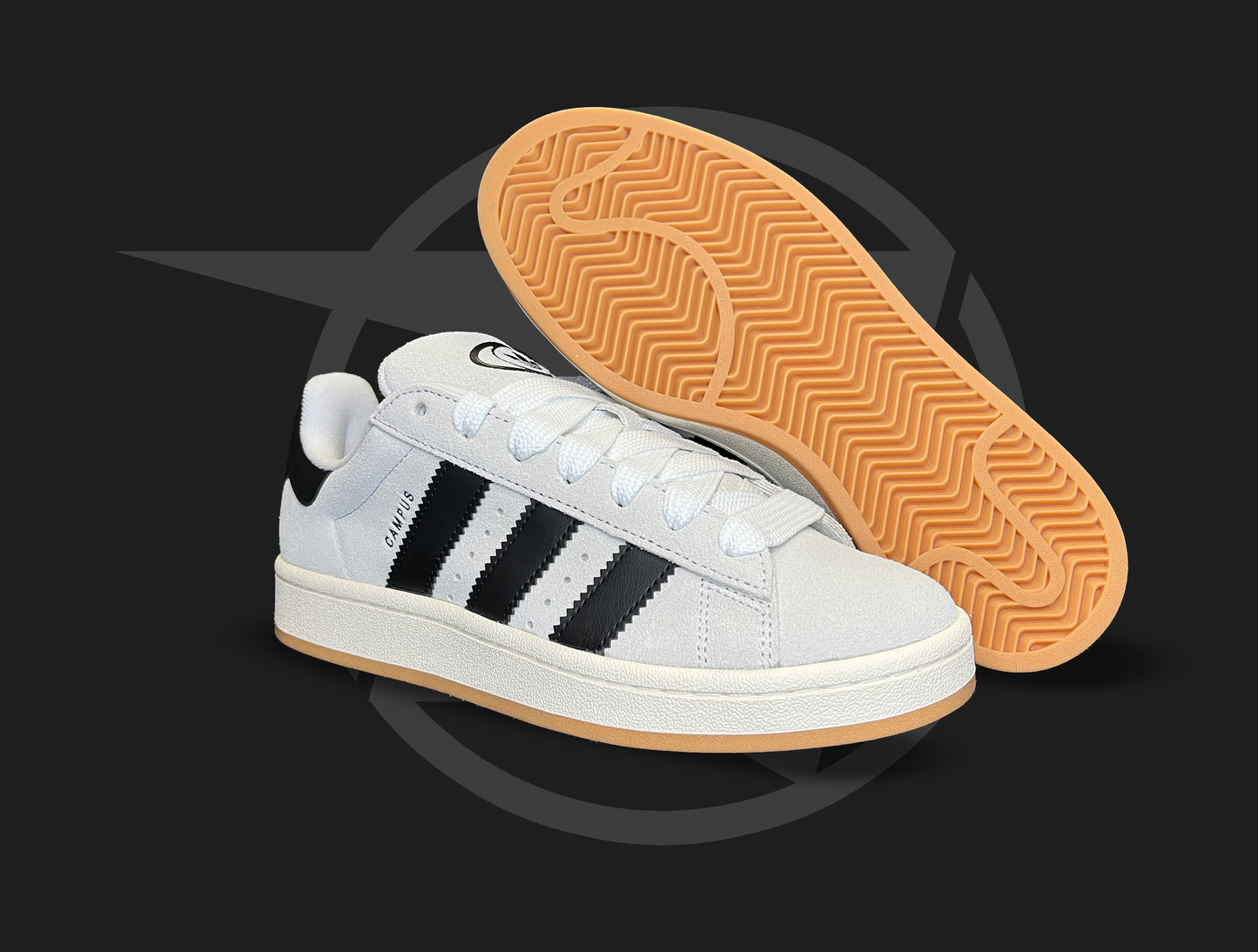 Adidas Campus 00s Crystal White Core Black (Women's)