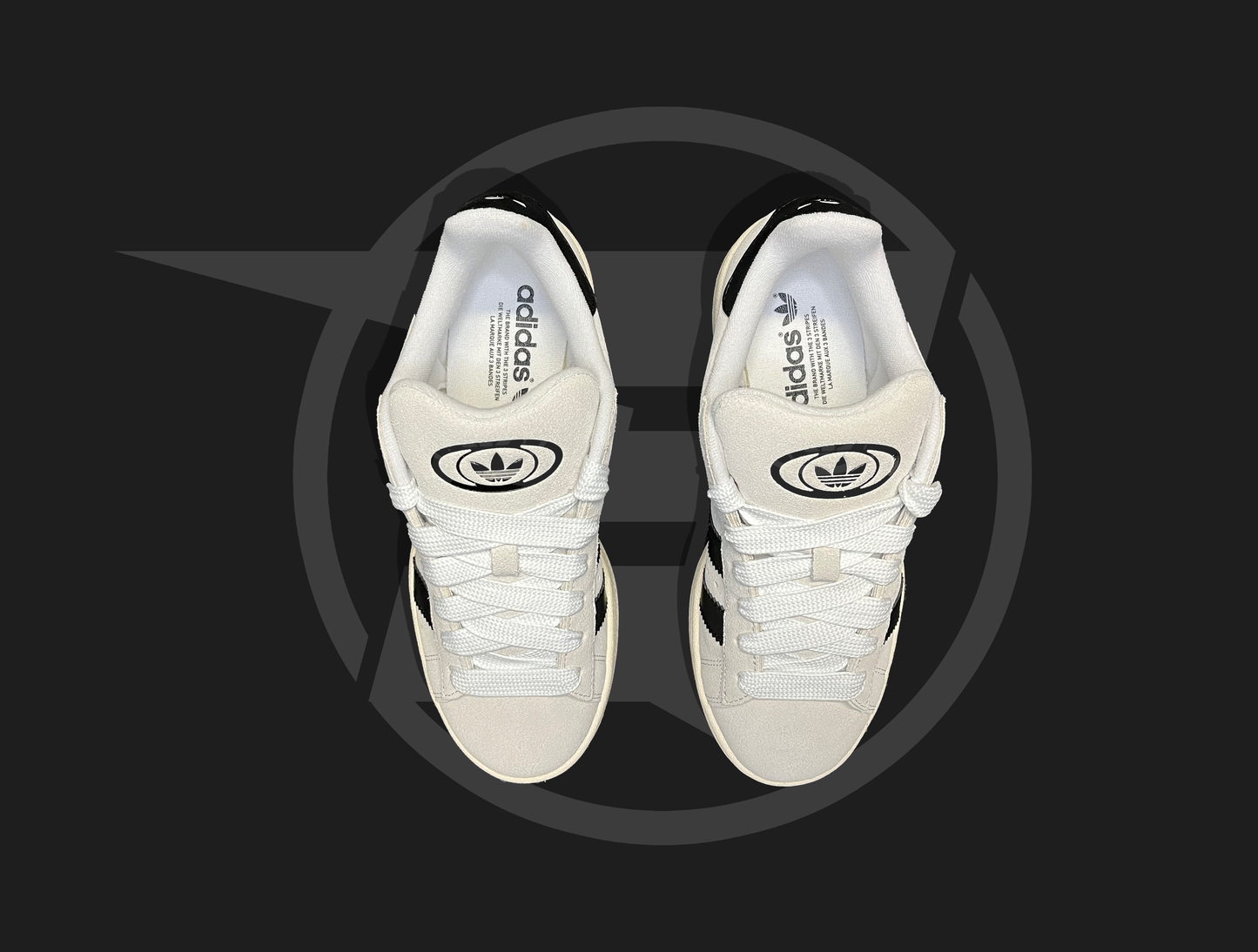 Adidas Campus 00s Crystal White Core Black (Women's)