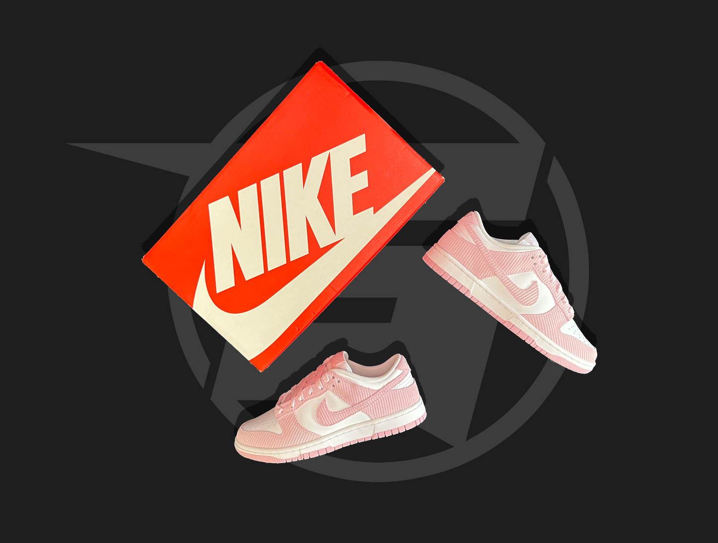 Nike Dunk Low Pink Corduroy