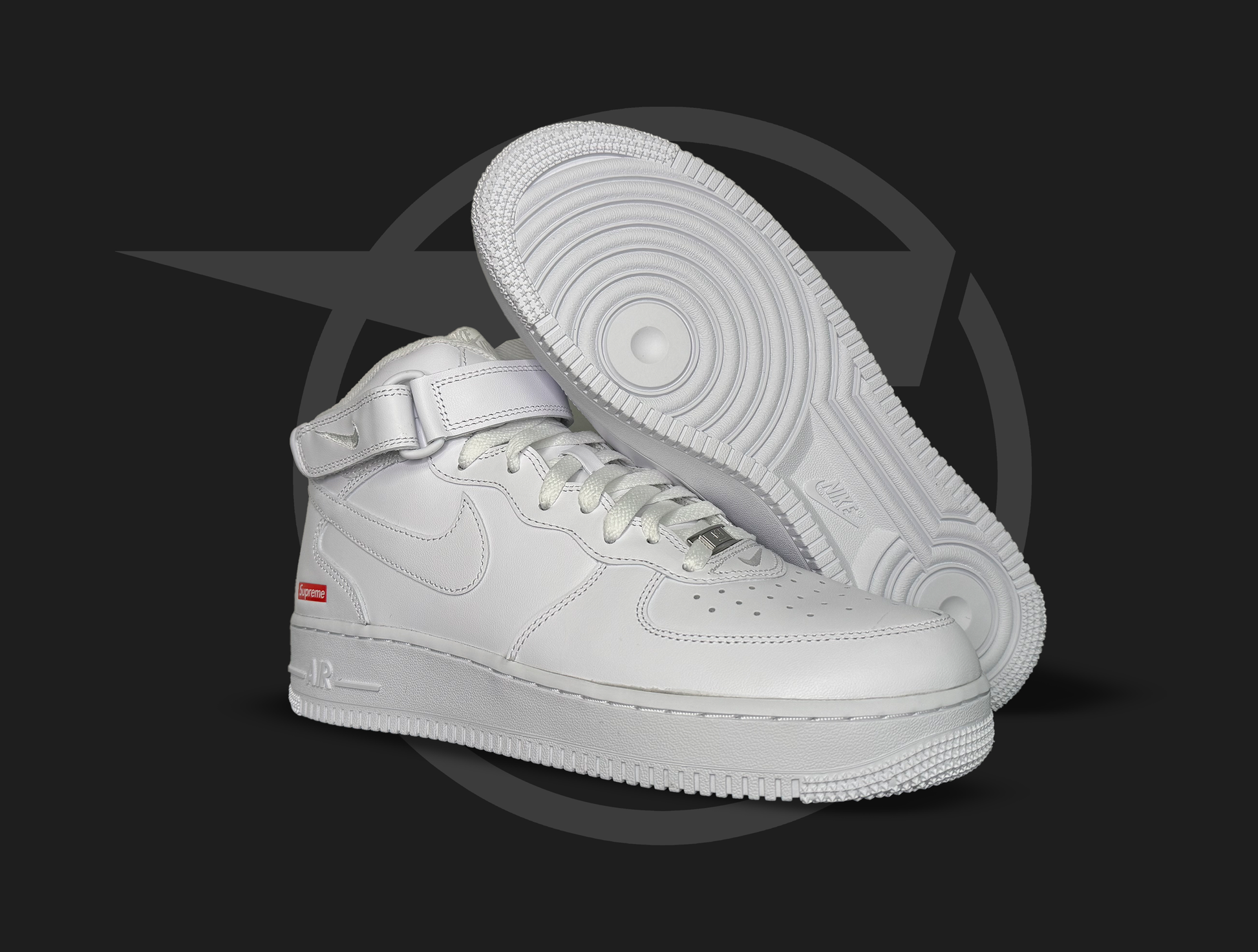 Nike Air Force 1 Mid Supreme White