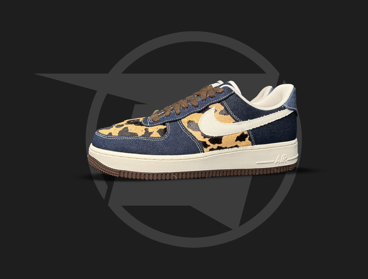 Nike Air Force 1 Low Cheetah Blue Denim