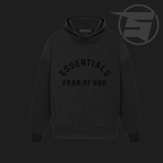 Essentials mikina Fear of God Arch Logo Hoodie Jet Black
