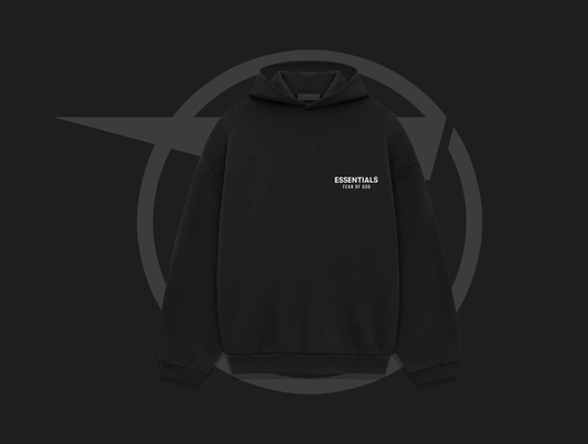Essentials mikina Fear of God Fleece Hoodie (FW24) Black
