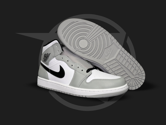 Jordan 1 Mid Light Smoke Grey