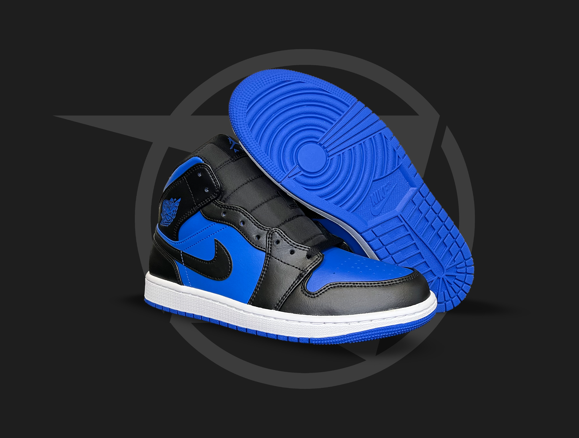 Jordan 1 Mid Royal Blue