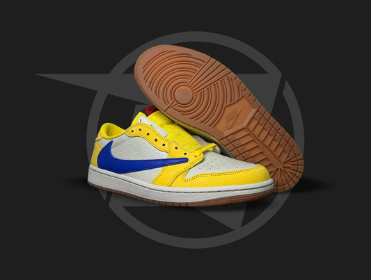 Jordan 1 Travis Scott Low Canary Yellow