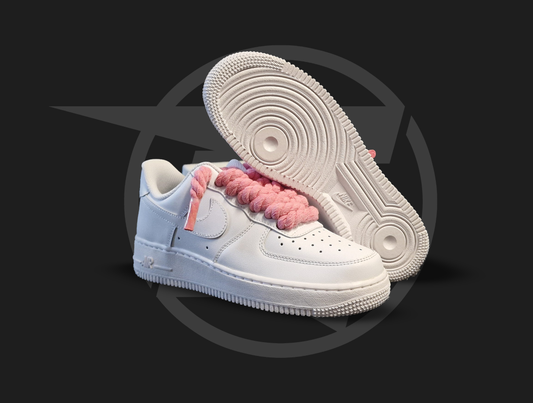 Nike Air Force 1 Rope laces pink