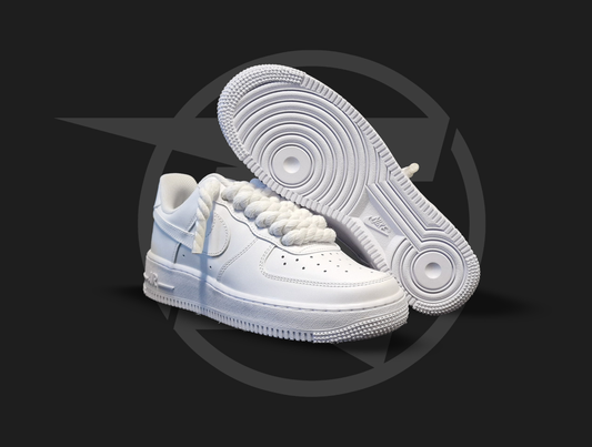 Nike Air Force 1 Rope laces white