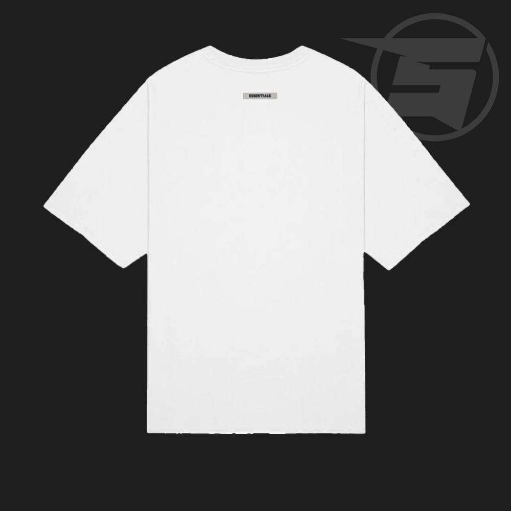 Fear of God Essentials Front Logo Tee White (SS20)