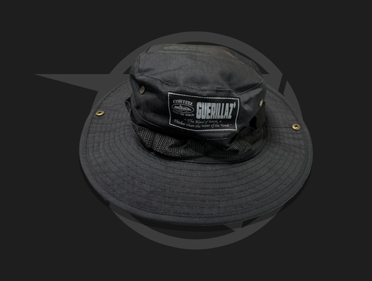 Corteiz Alcatraz Bucket Hat Triple Black