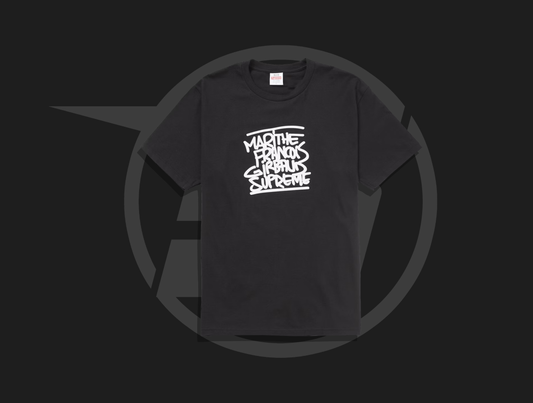 Supreme Marithé + François Girbaud Tee Black