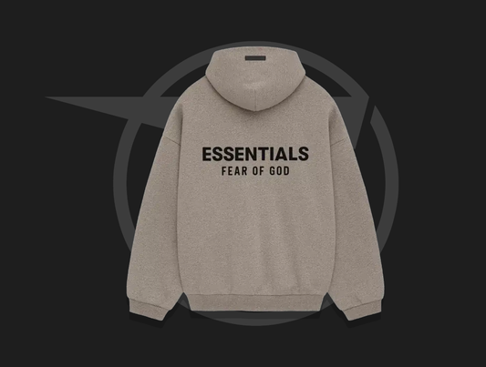 Fear of God Essentials Fleece Hoodie (FW24) Heather Gray
