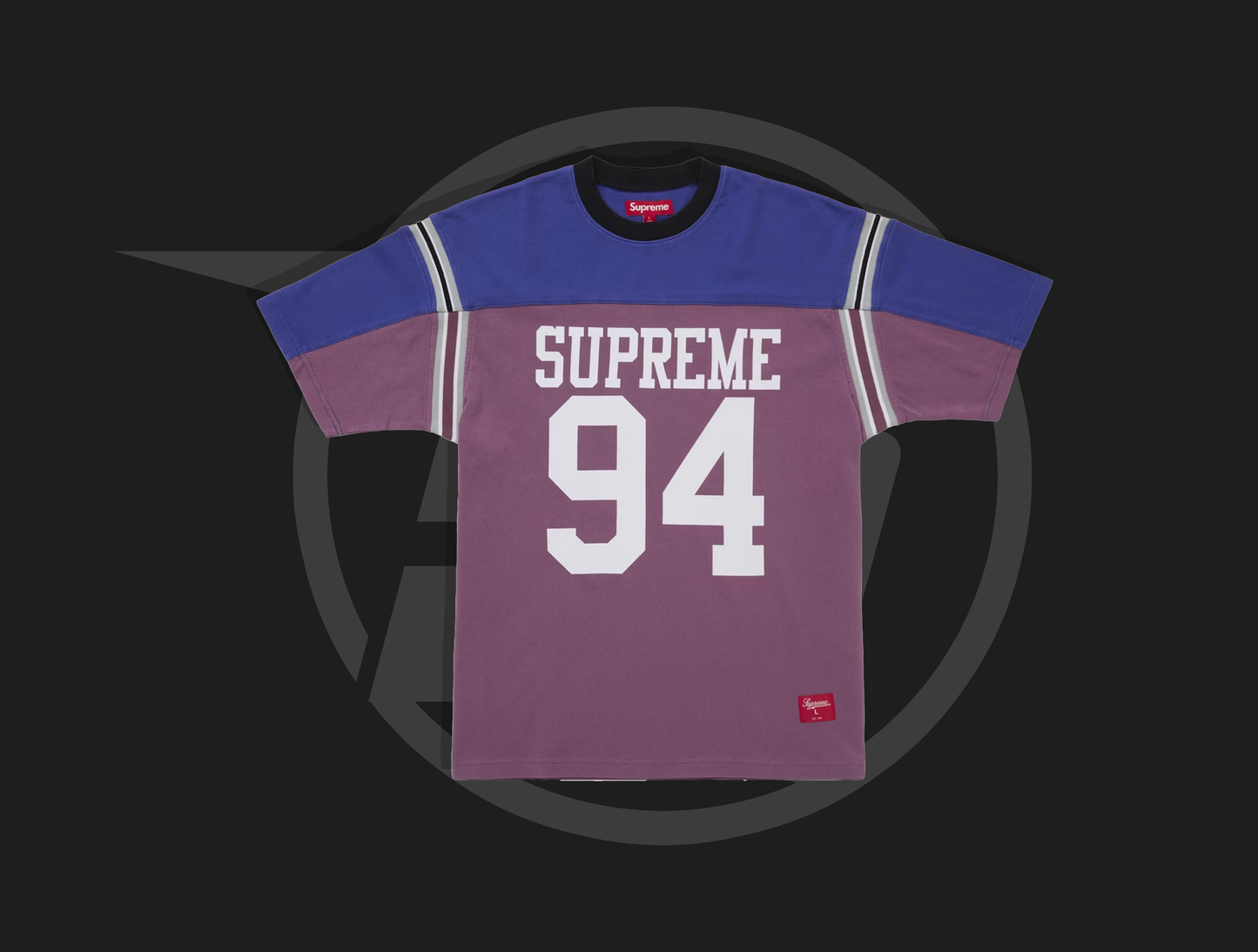 Supreme Split S/S Football Top Dusty Purple