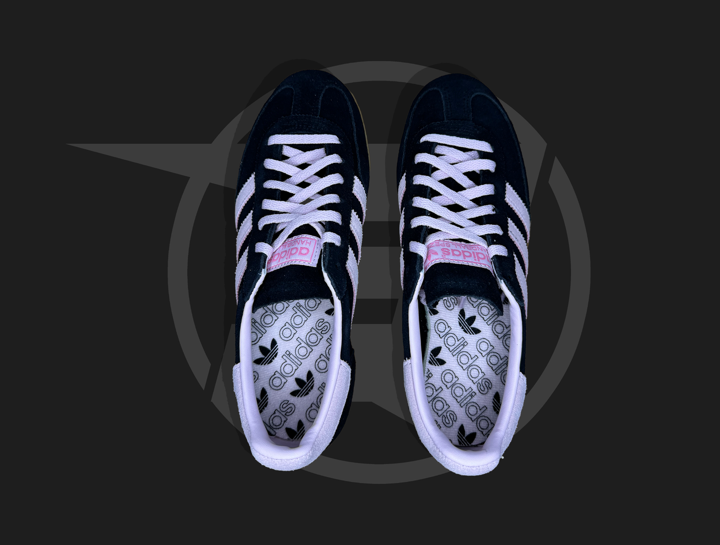 adidas Handball Spezial Core Black Clear Pink Gum (Women's)