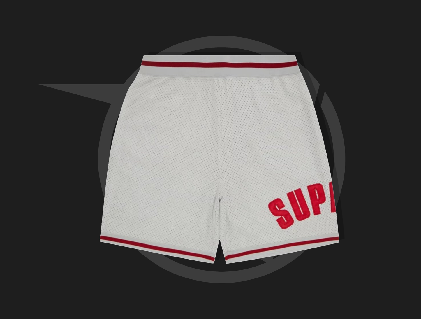 Supreme Ultrasuede Mesh Short Grey