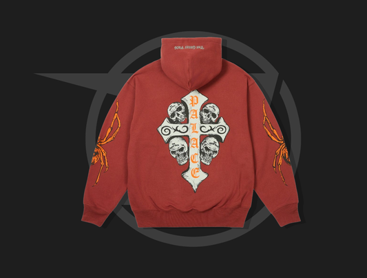 Palace TGF Hood Brown