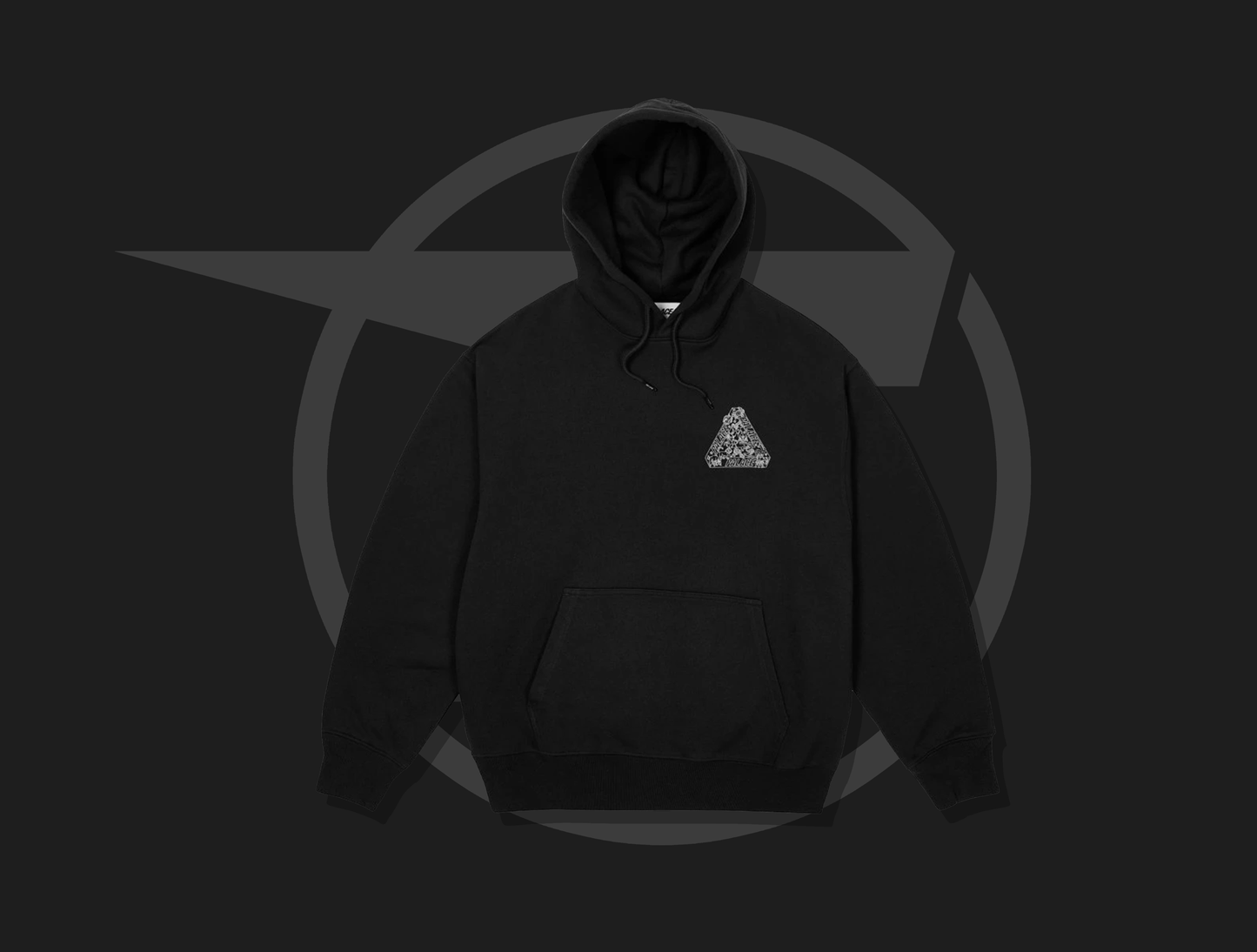 Palace Zodiac Tri-Ferg Hood Black