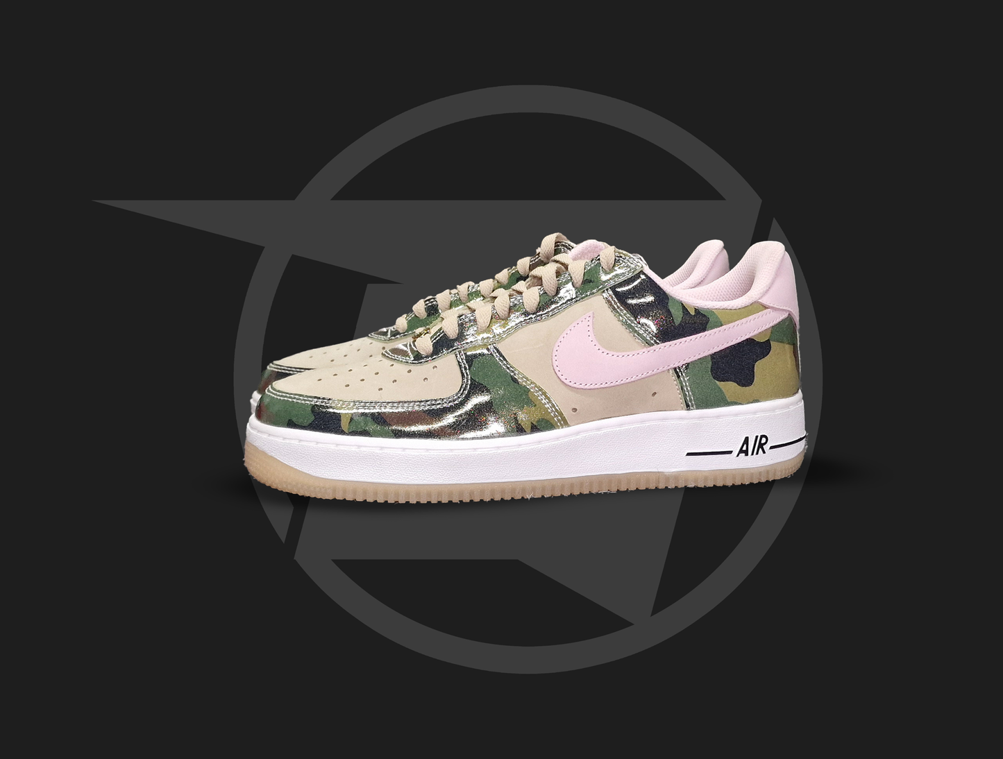 Nike Air Force 1 Low '07 LV8 Patent Camo Pink