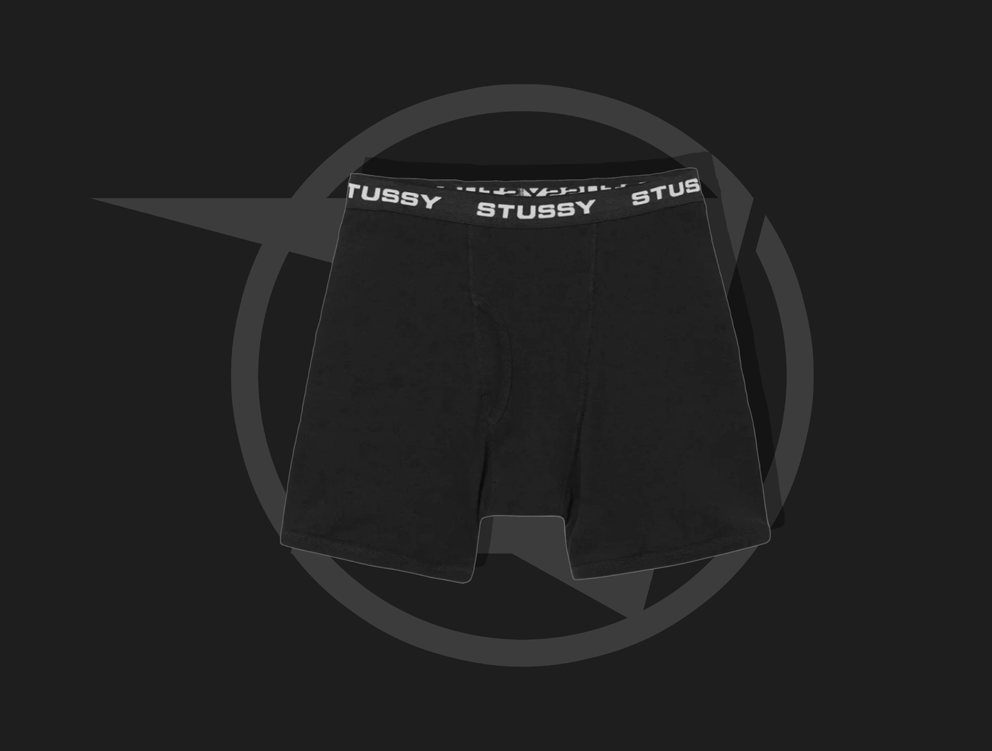 Stussy Boxer Briefs Black