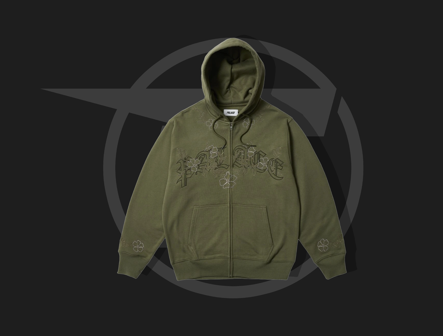 Palace Flexus Zip Hood The Deep Green