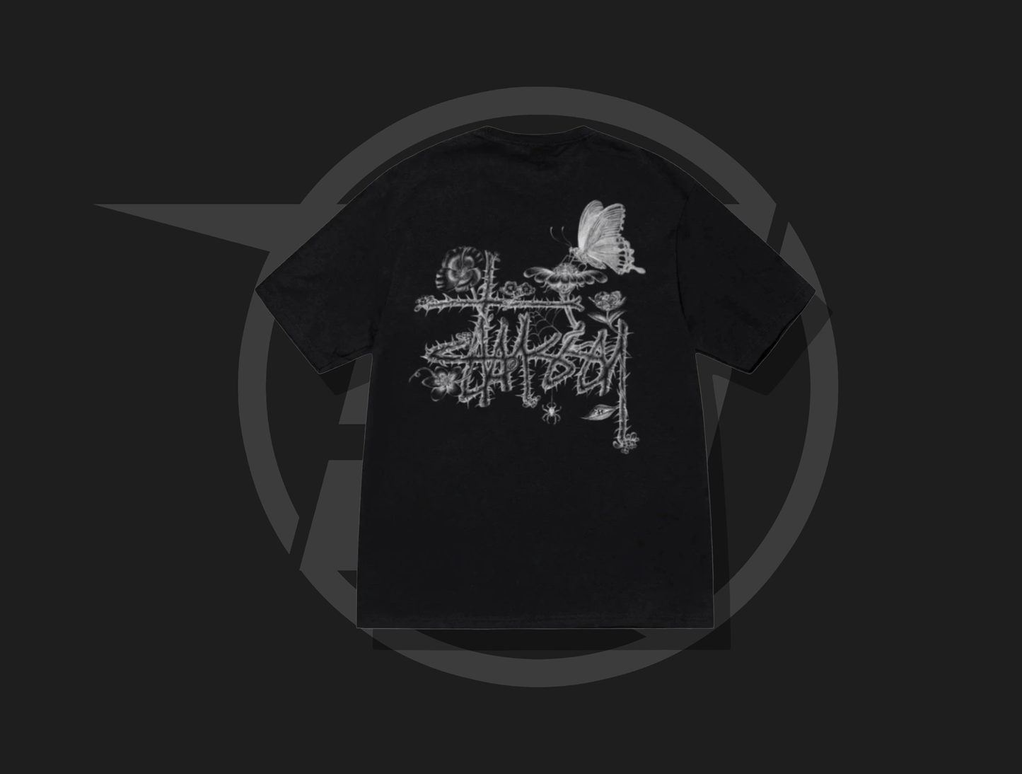 Stussy In Bloom Tee Black